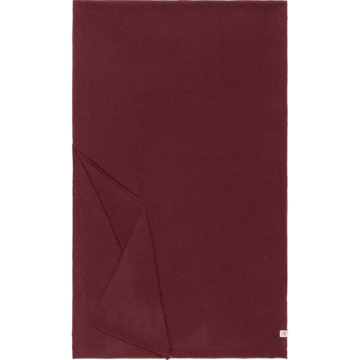 Pure Cashmere Plaid 60x190 - mulberry (rot)