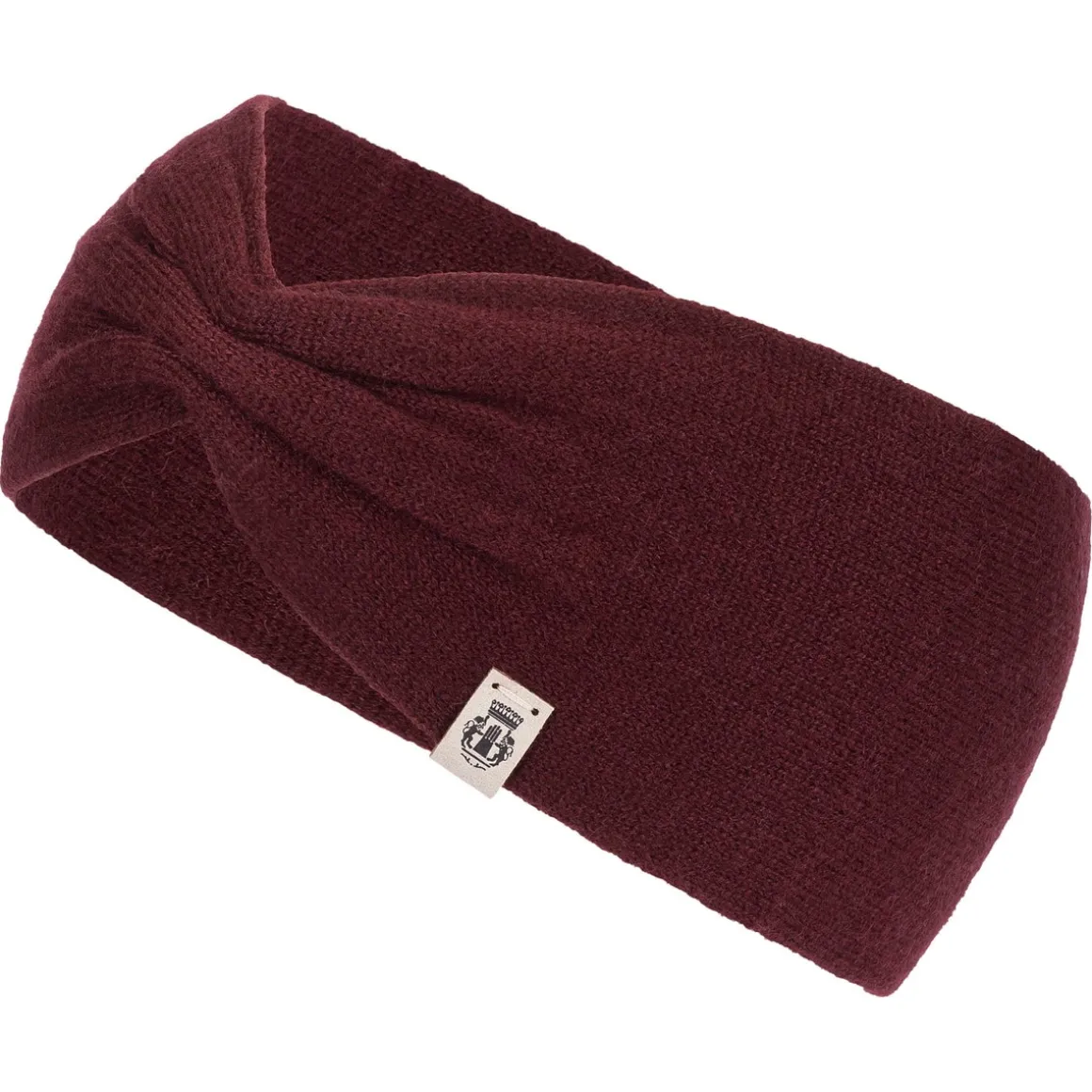 Pure Cashmere Stirnband - mulberry (rot)