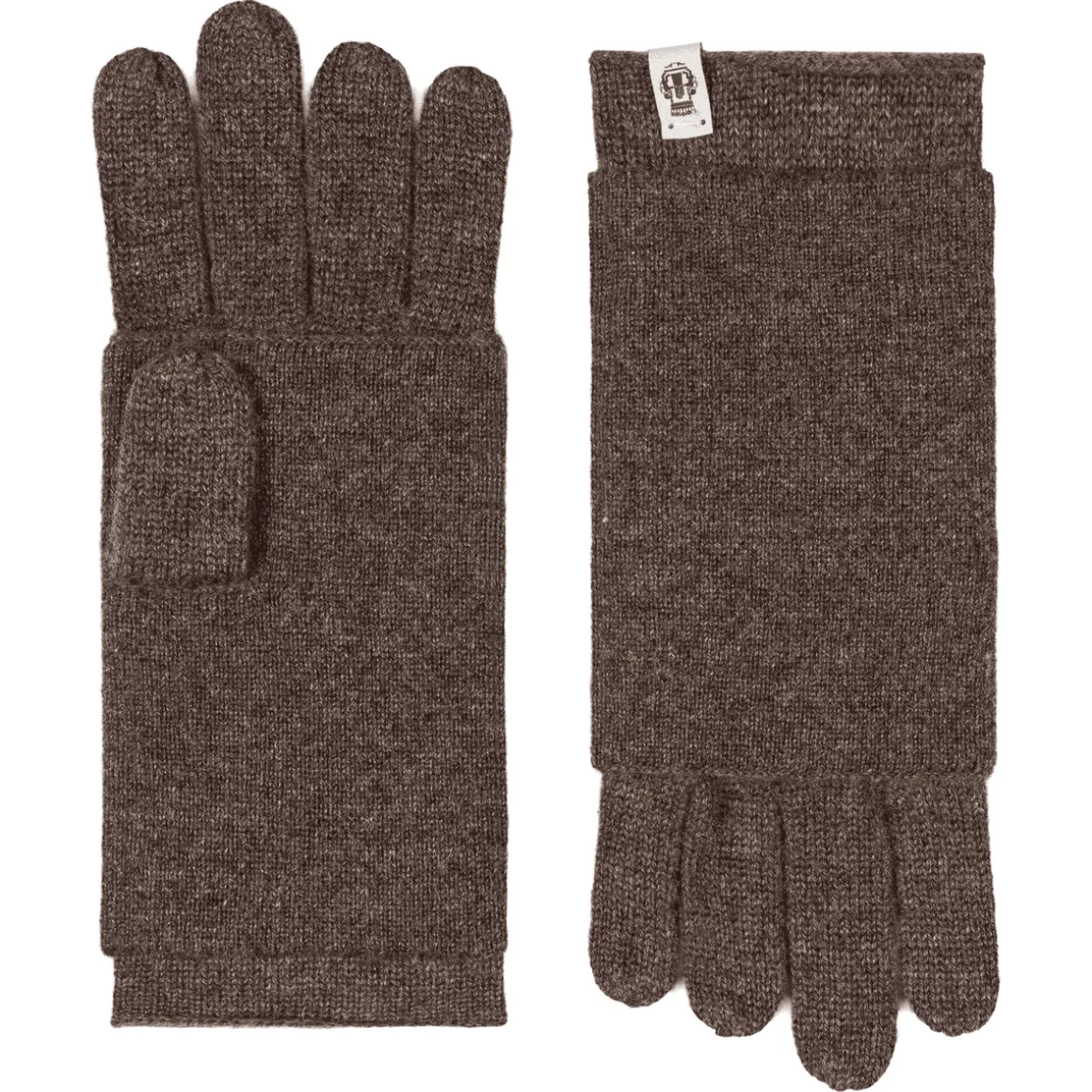 Pure Cashmere Stulpenhandschuhe - coffee (braun)
