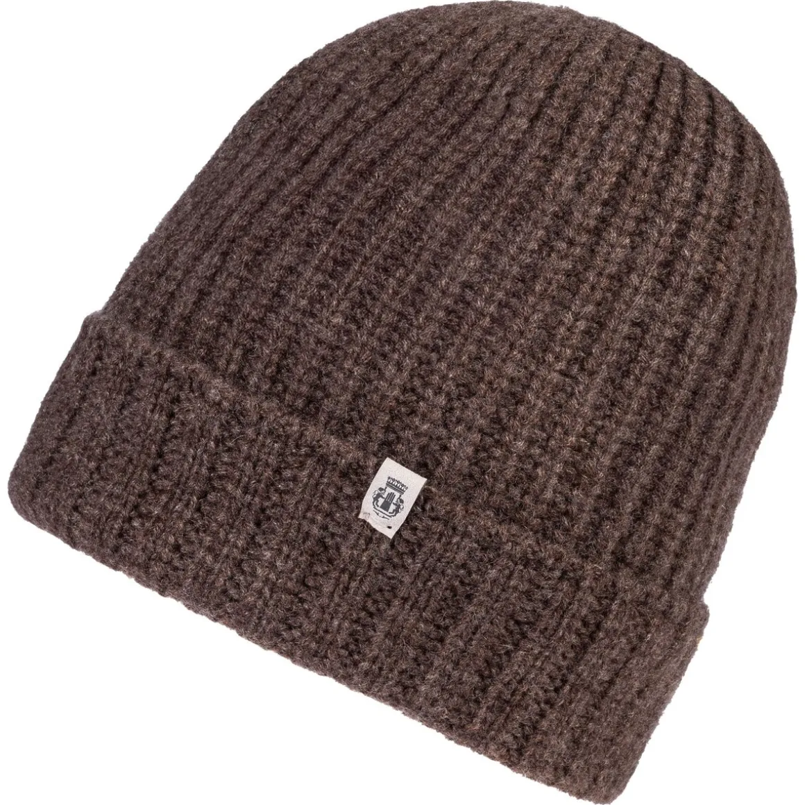 Pure Cashmere Umschlagmuetze - coffee (braun)