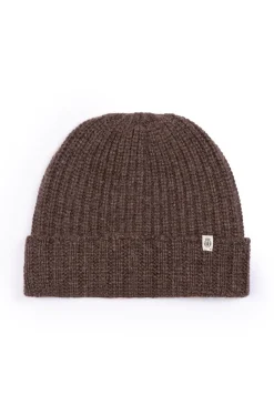 Pure Cashmere Umschlagmuetze - coffee (braun)