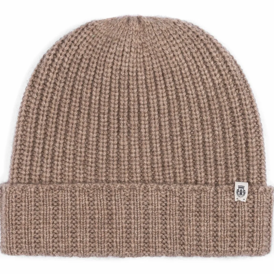 Pure Cashmere Umschlagmuetze - taupe (beige)