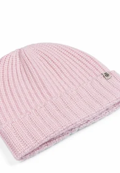 Pure Cashmere Umschlagmuetze - blossom (rosa)
