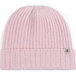 Pure Cashmere Umschlagmuetze - blossom (rosa)