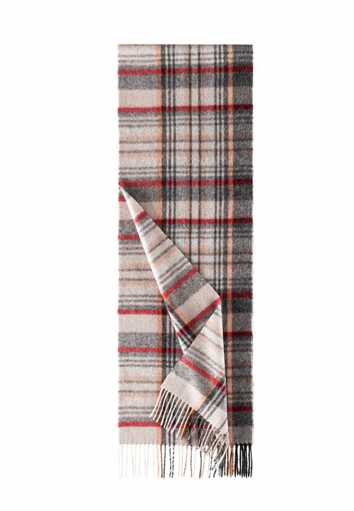 Scottish Tartan Men 30x180 - multi black (schwarz)