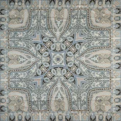 Secret Garden 140x140 - multi grey (grau)