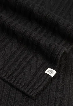 Set 5 Braided Womans Scarf ST3-A2 - black (schwarz)