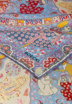 Small Horoscope 70x70 - multi ciel (blau)