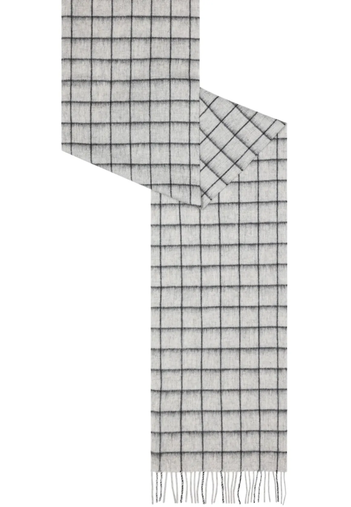 Square Wool Women 30x170 - light grey (weiss)