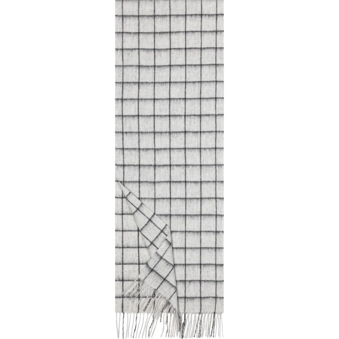 Square Wool Women 30x170 - light grey (weiss)