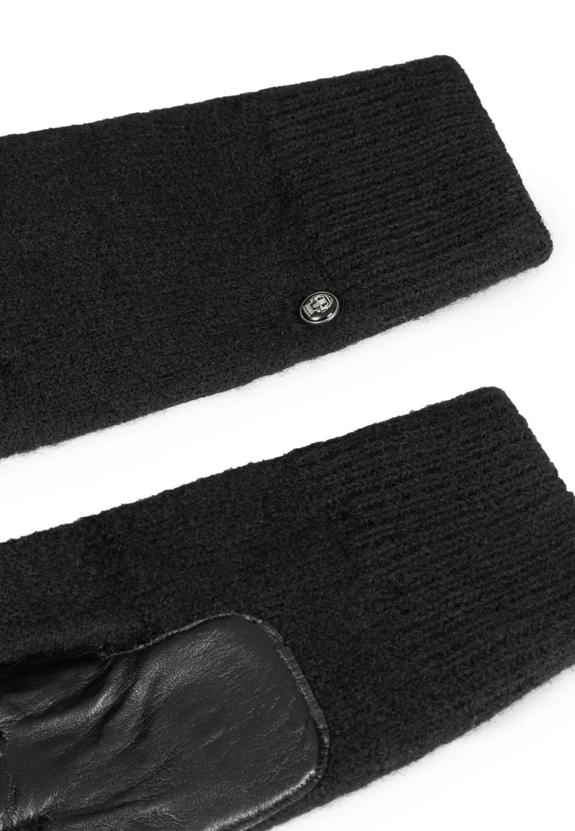 Walkhandschuhe Lederinnenhand - black (schwarz)