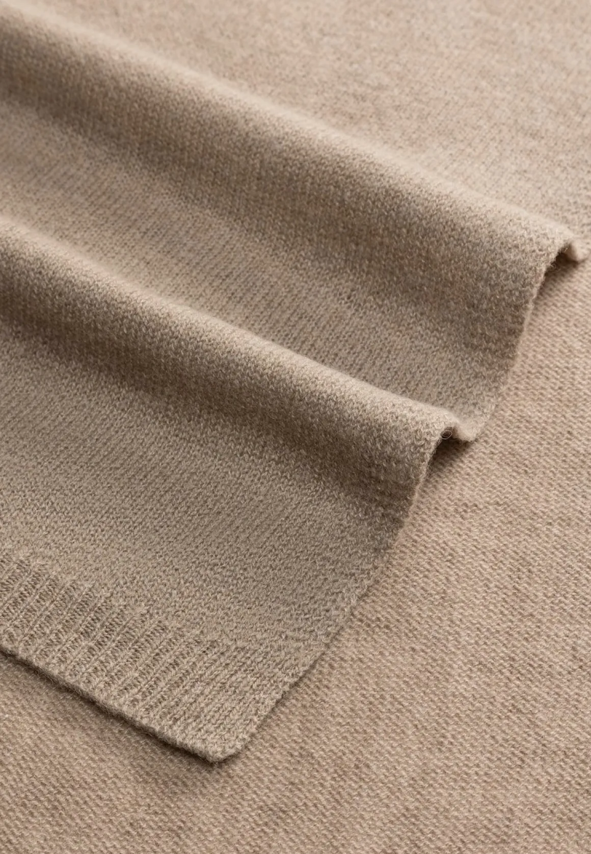 Warm Wool Scarf Women 30x180 - camel (beige)