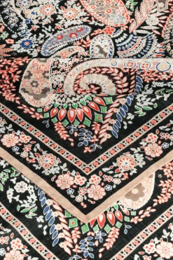 Wool Feather 90x90 - multi black (schwarz)